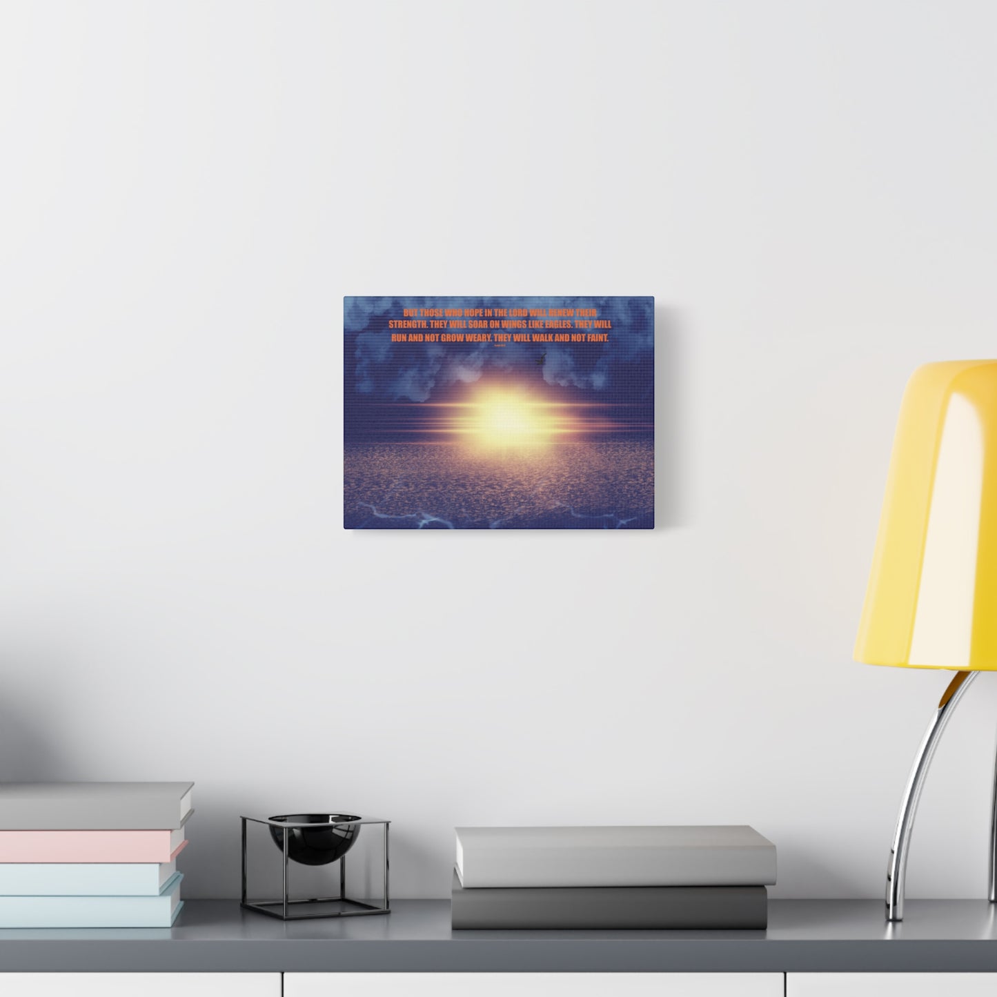 Canvas Print - Hope in the Lord Isaiah 40:31
