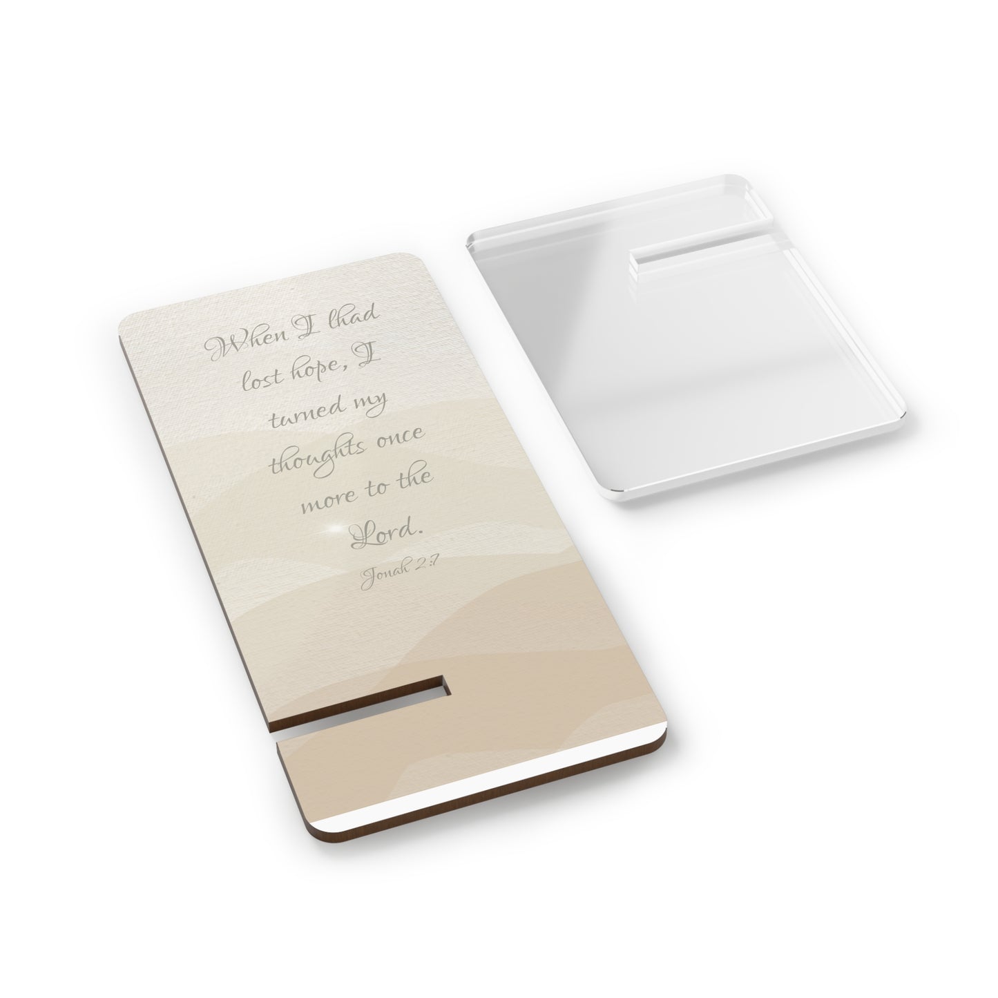 Phone Stand Holder with Inspirational Quote