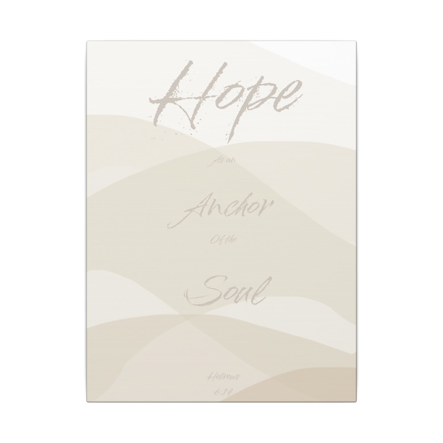 Canvas Print - Hope as Anchor of Soul