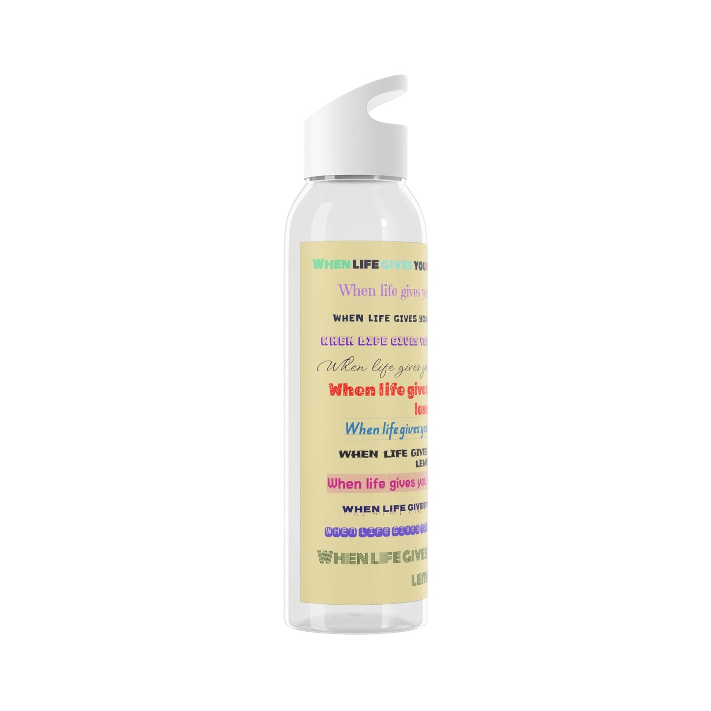 Water Bottle - “When life gives you lemons make lemonade’ - Gifts a blessing