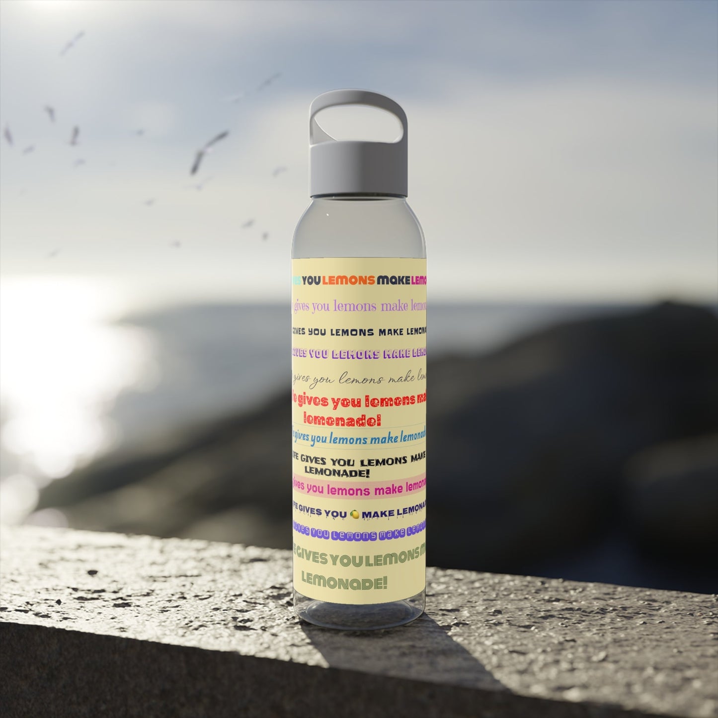 Water Bottle - “When life gives you lemons make lemonade’ - Gifts a blessing