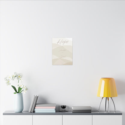 Canvas Print - Hope as Anchor of Soul