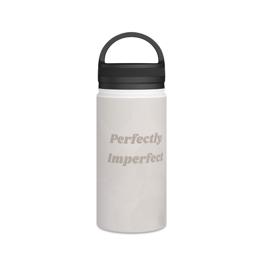Water Bottle, Uplifting Perfectly Imperfect Handle Lid Stainless Steel