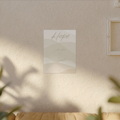 Canvas Print - Hope as Anchor of Soul