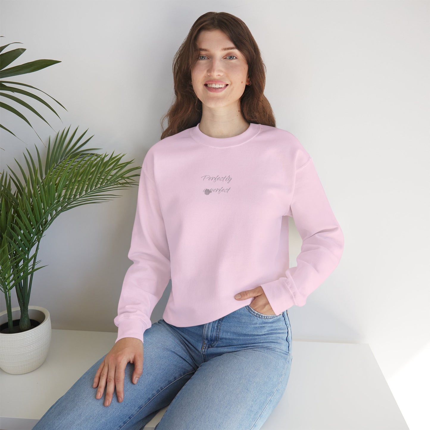 Crewneck Sweatshirt - Perfectly Imperfect Design