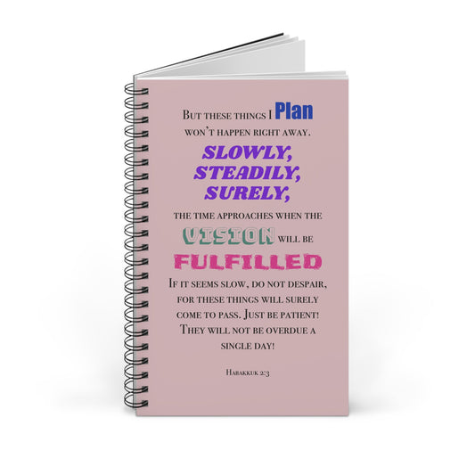Spiral Journal with Empowering Scripture - Gifts a blessing
