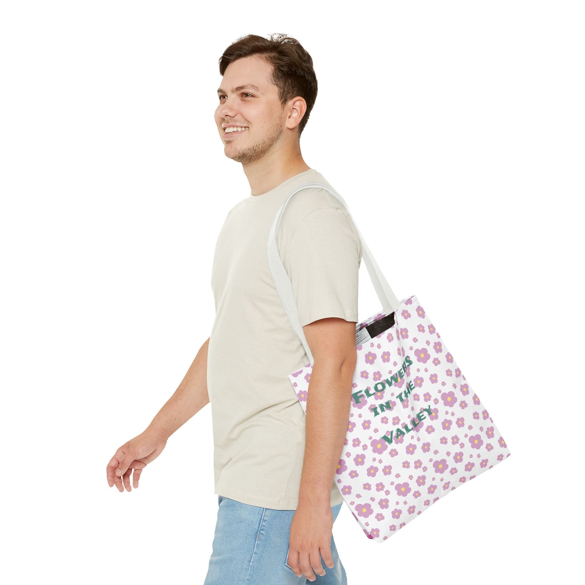Tote Bag (AOP) Flowers grow in the valley - Gifts a blessing