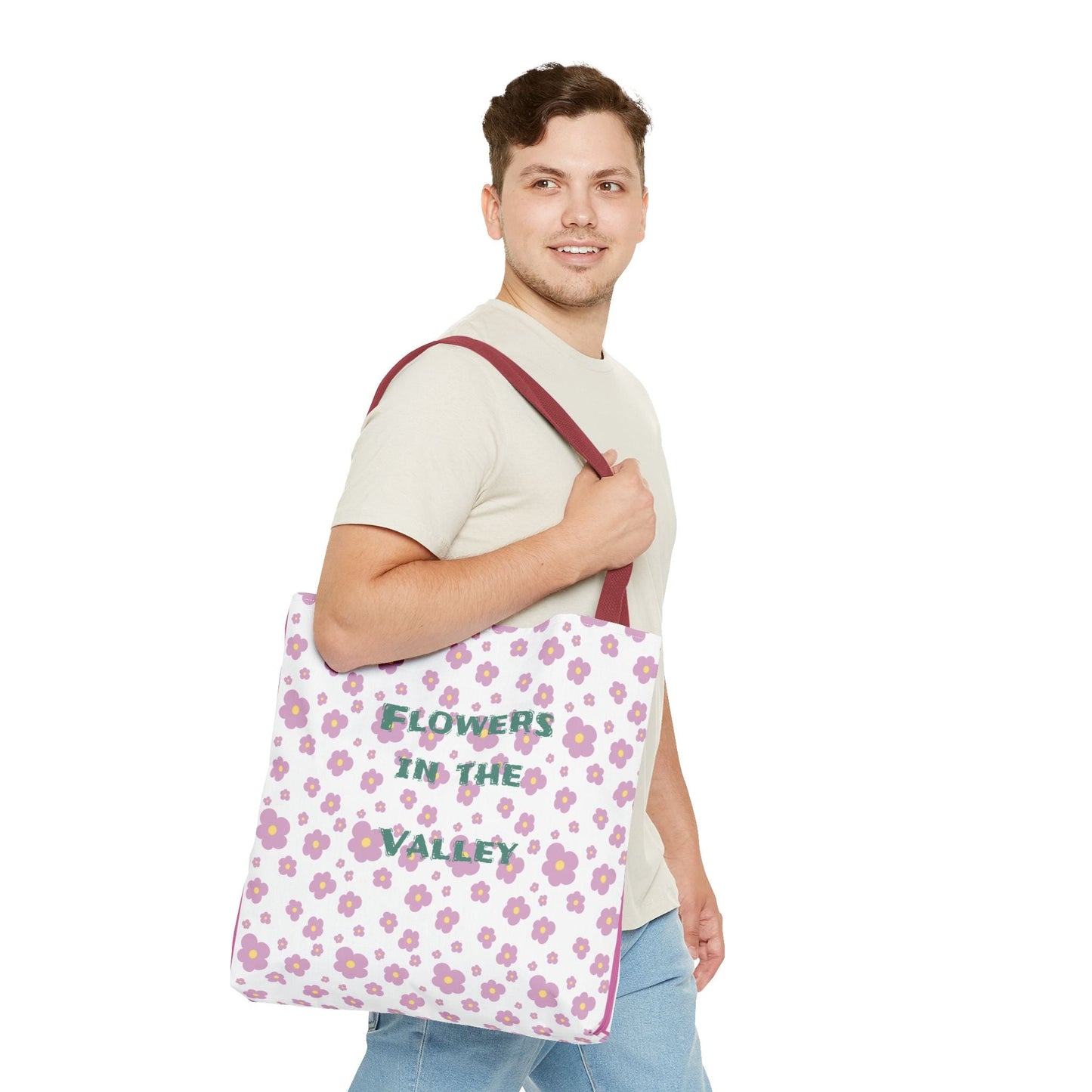 Tote Bag (AOP) Flowers grow in the valley - Gifts a blessing
