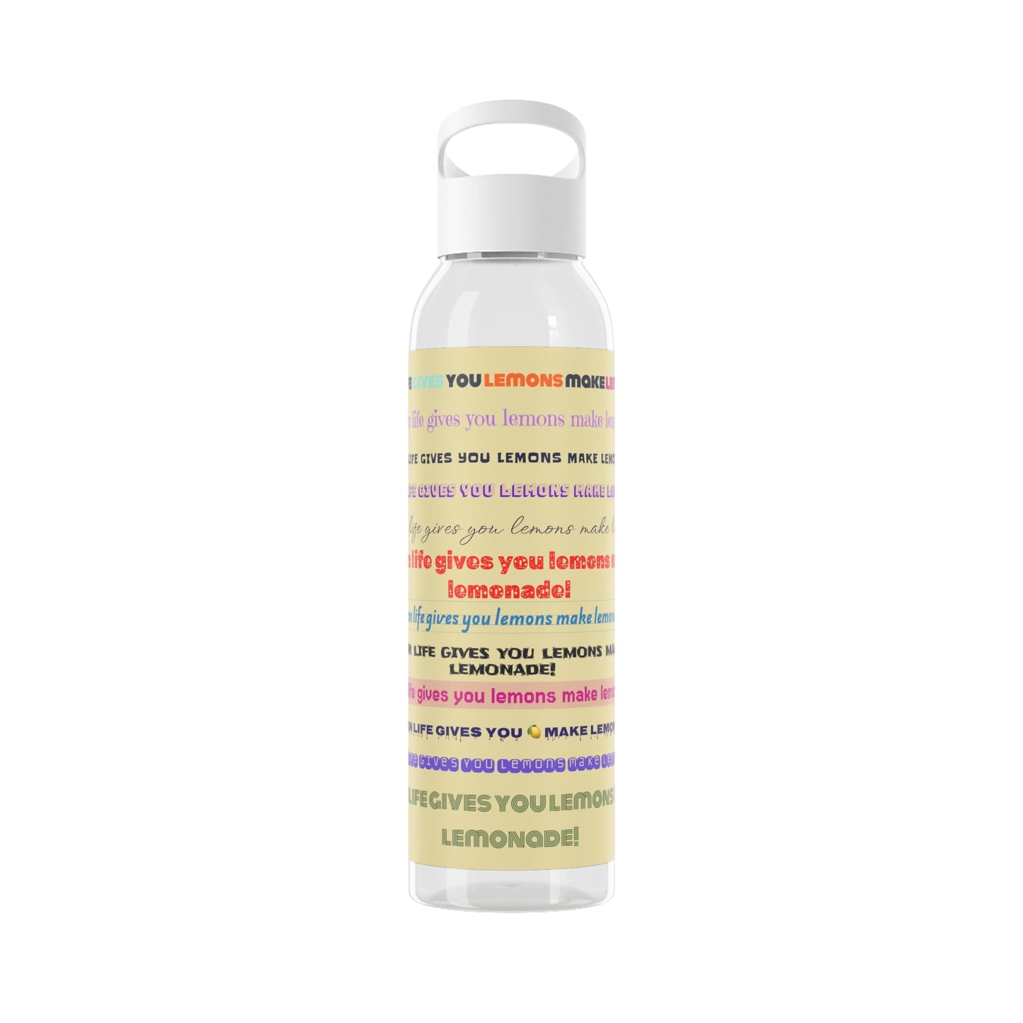 Water Bottle - “When life gives you lemons make lemonade’ - Gifts a blessing