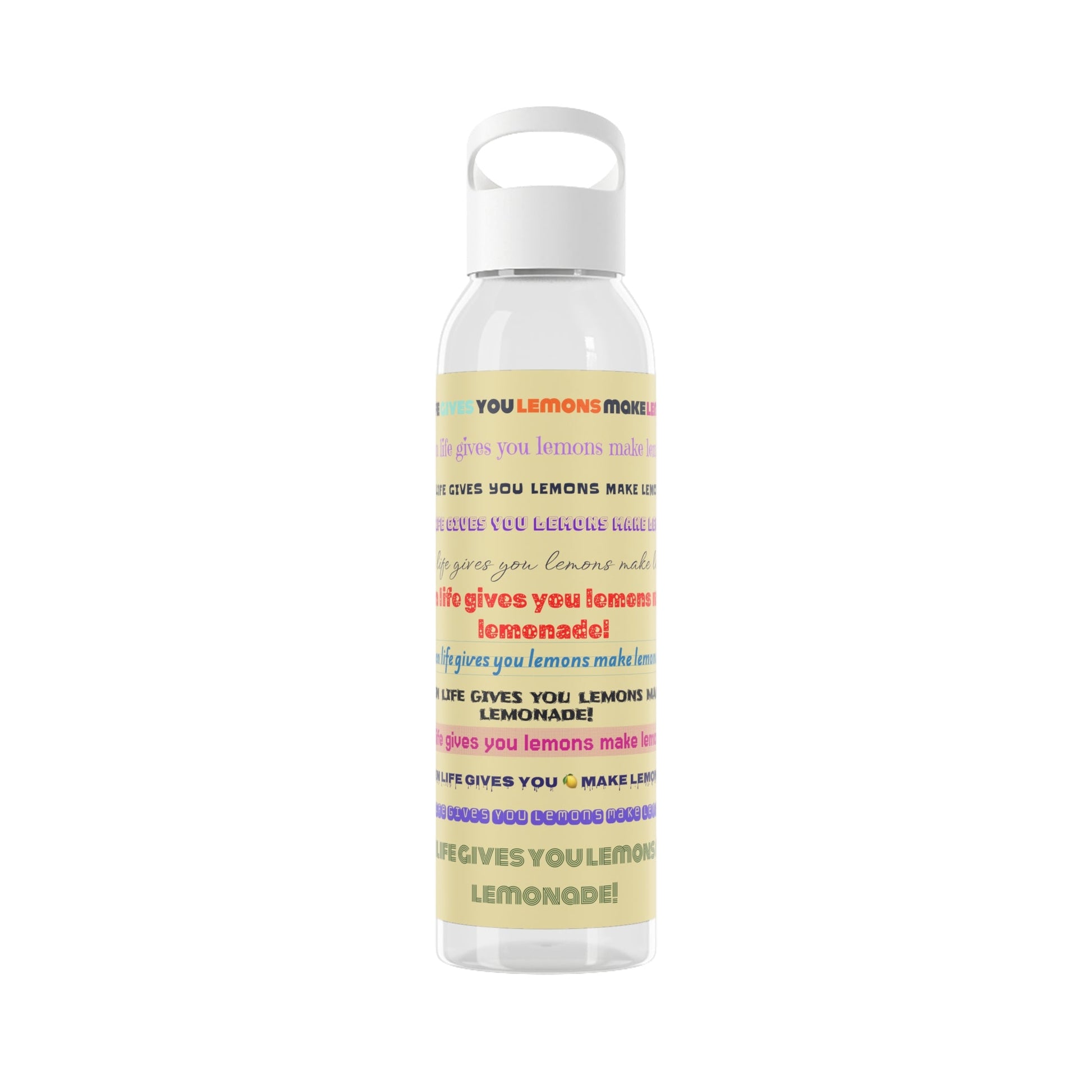 Water Bottle - “When life gives you lemons make lemonade’ - Gifts a blessing