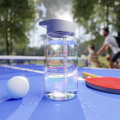 Water Bottle - When Life Gives You Lemons Make Lemonade Design - Gifts a blessing