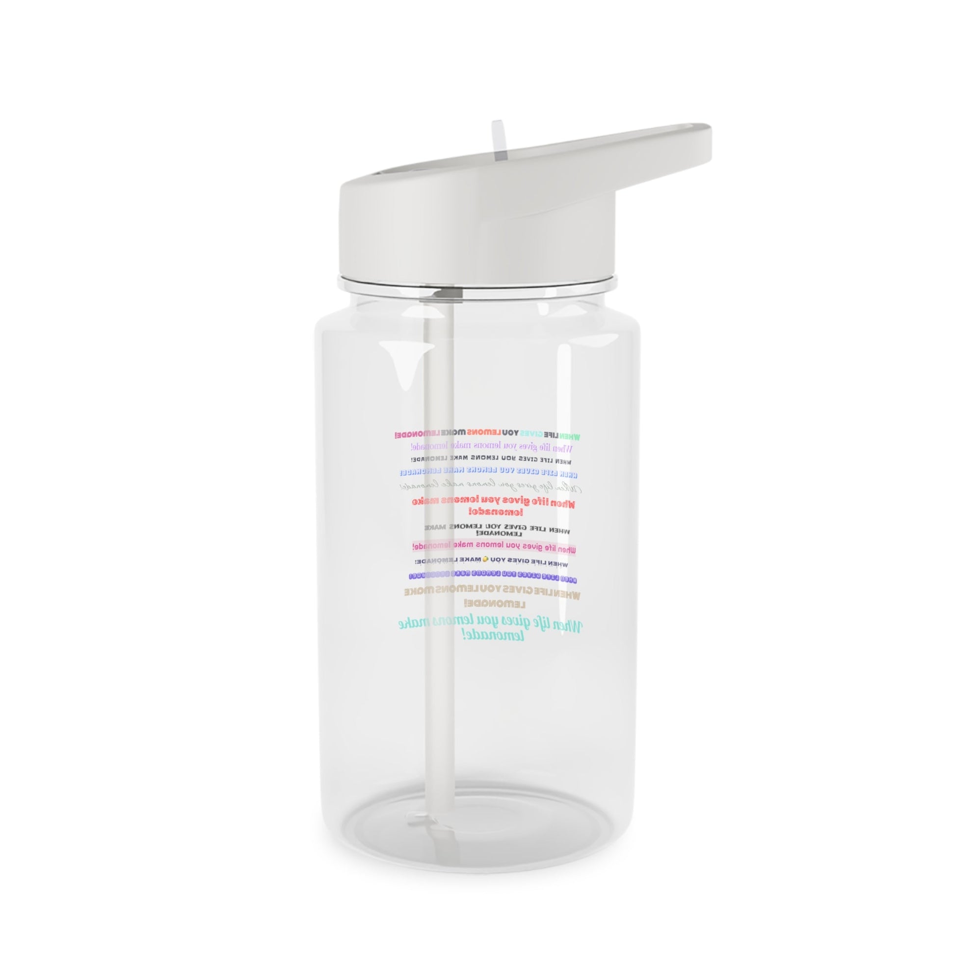 Water Bottle - When Life Gives You Lemons Make Lemonade Design - Gifts a blessing