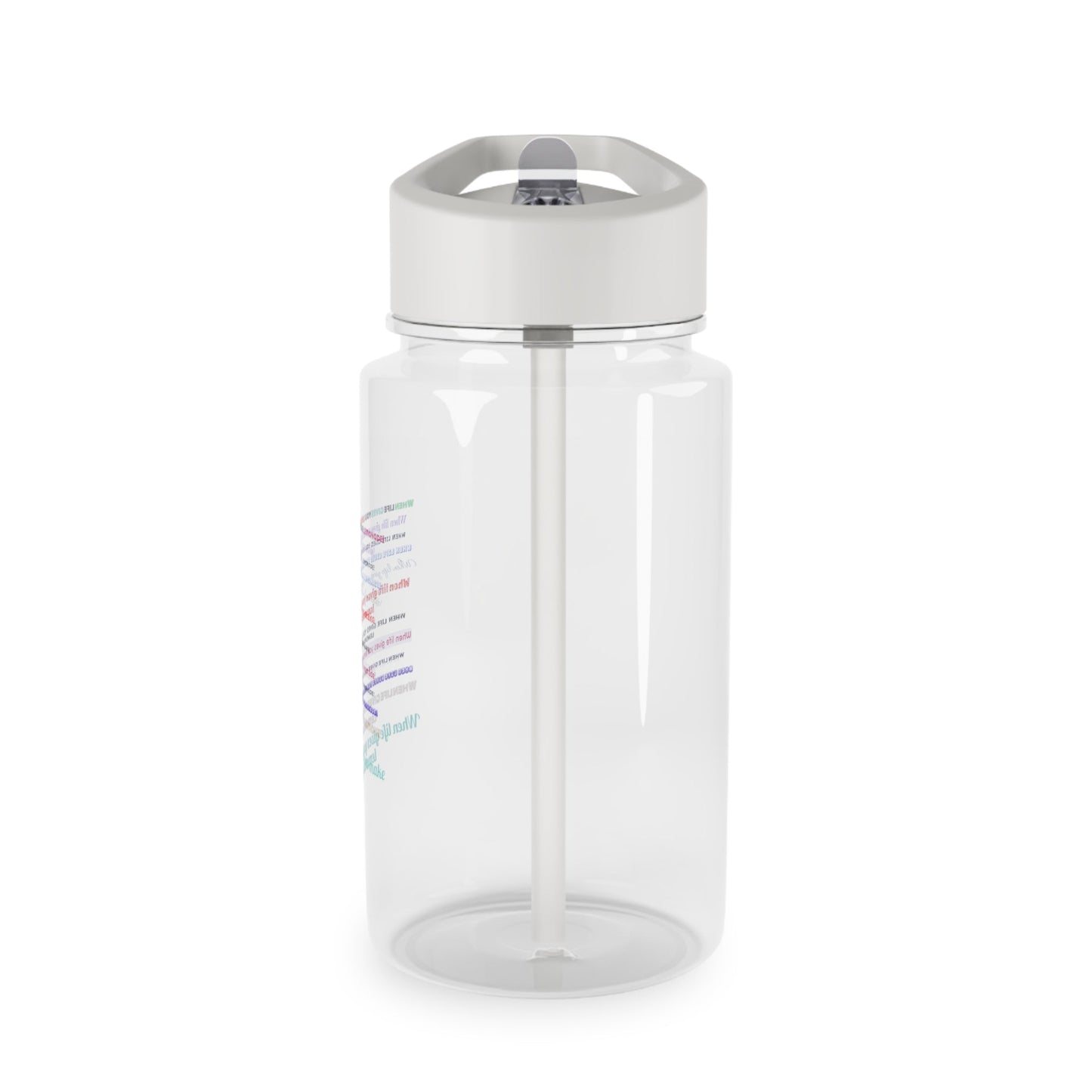 Water Bottle - When Life Gives You Lemons Make Lemonade Design - Gifts a blessing