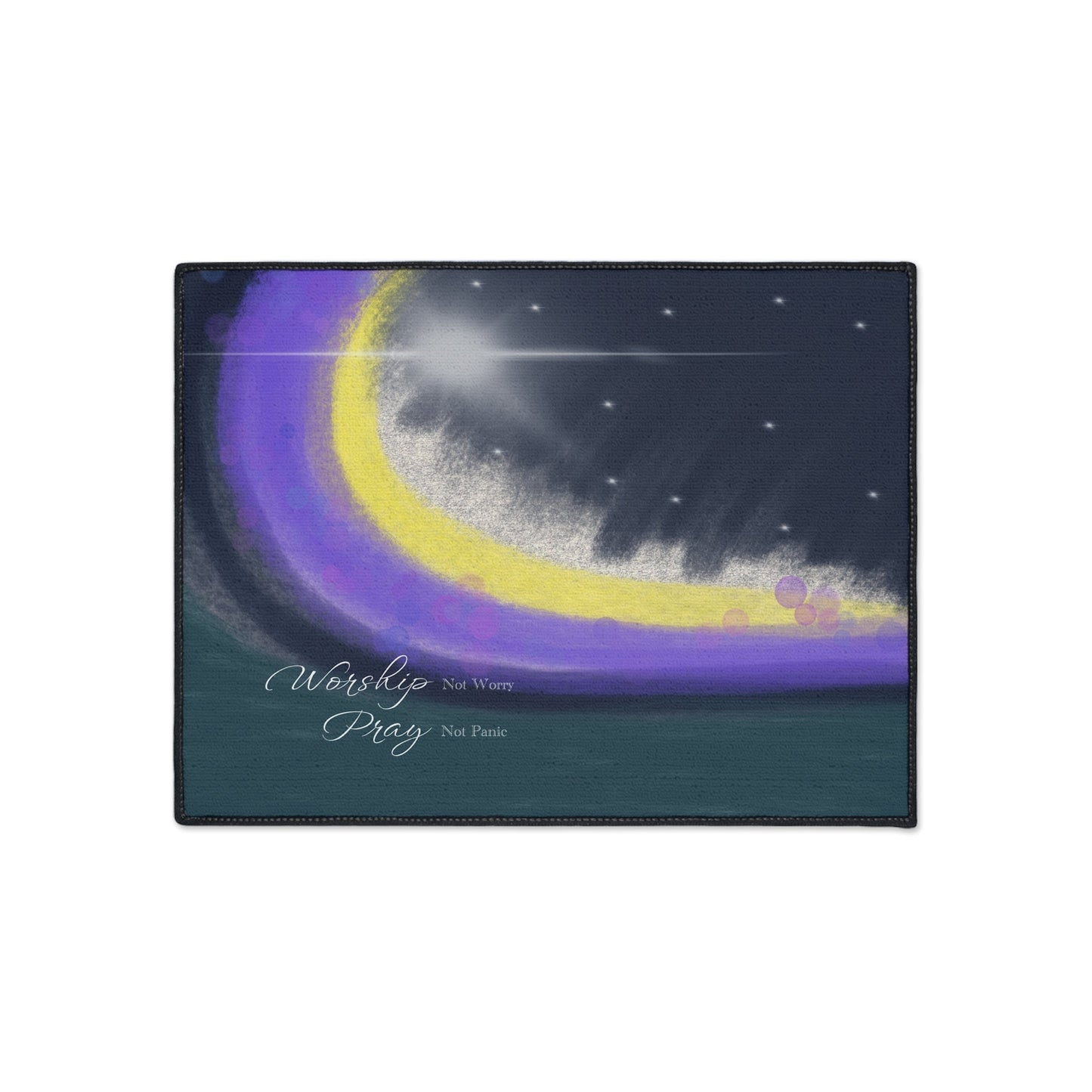 Worship not worry Floor Mat - Gifts a blessing